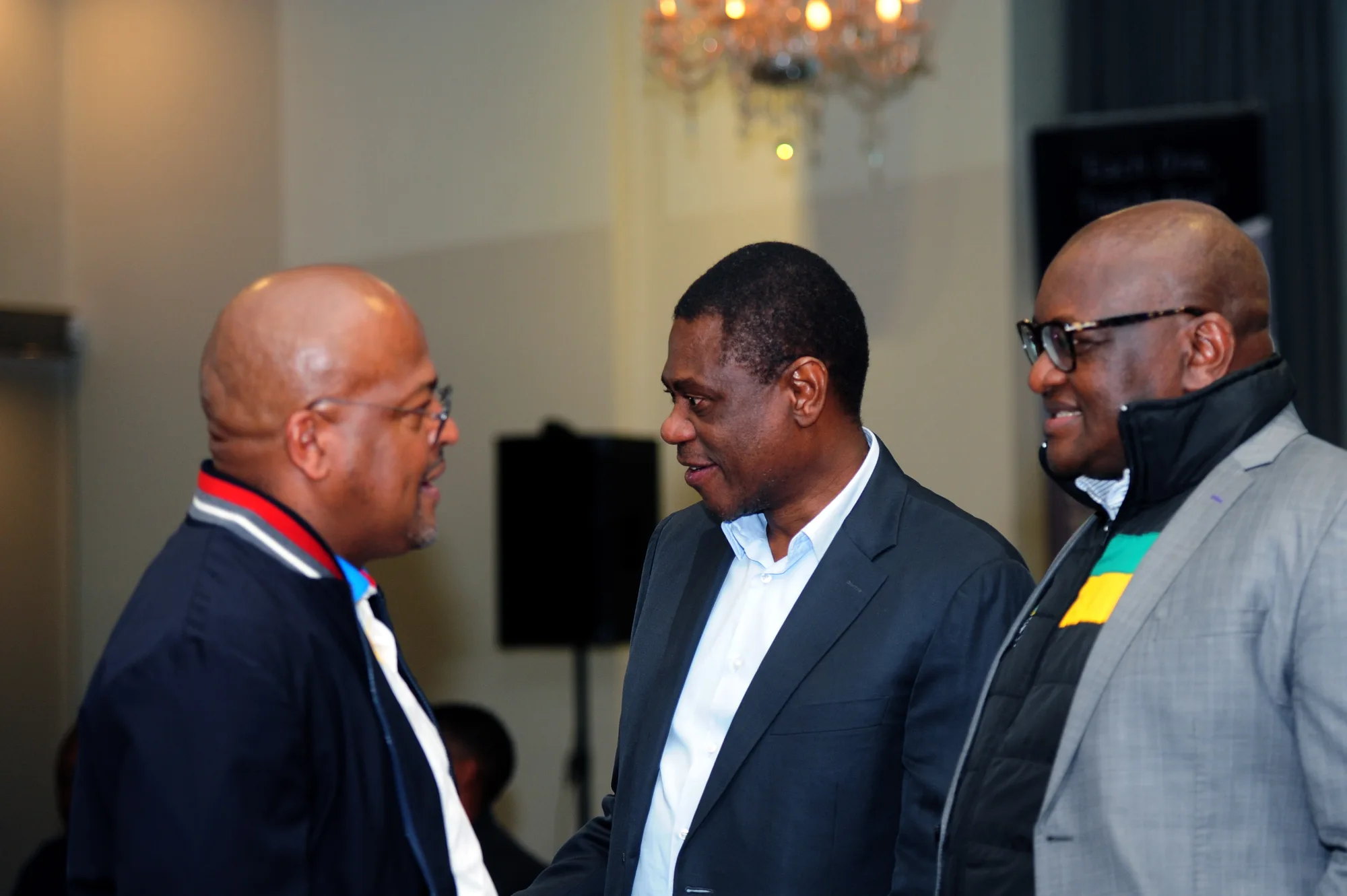 Guests greeting one another at the Trust’s fundraising dinner